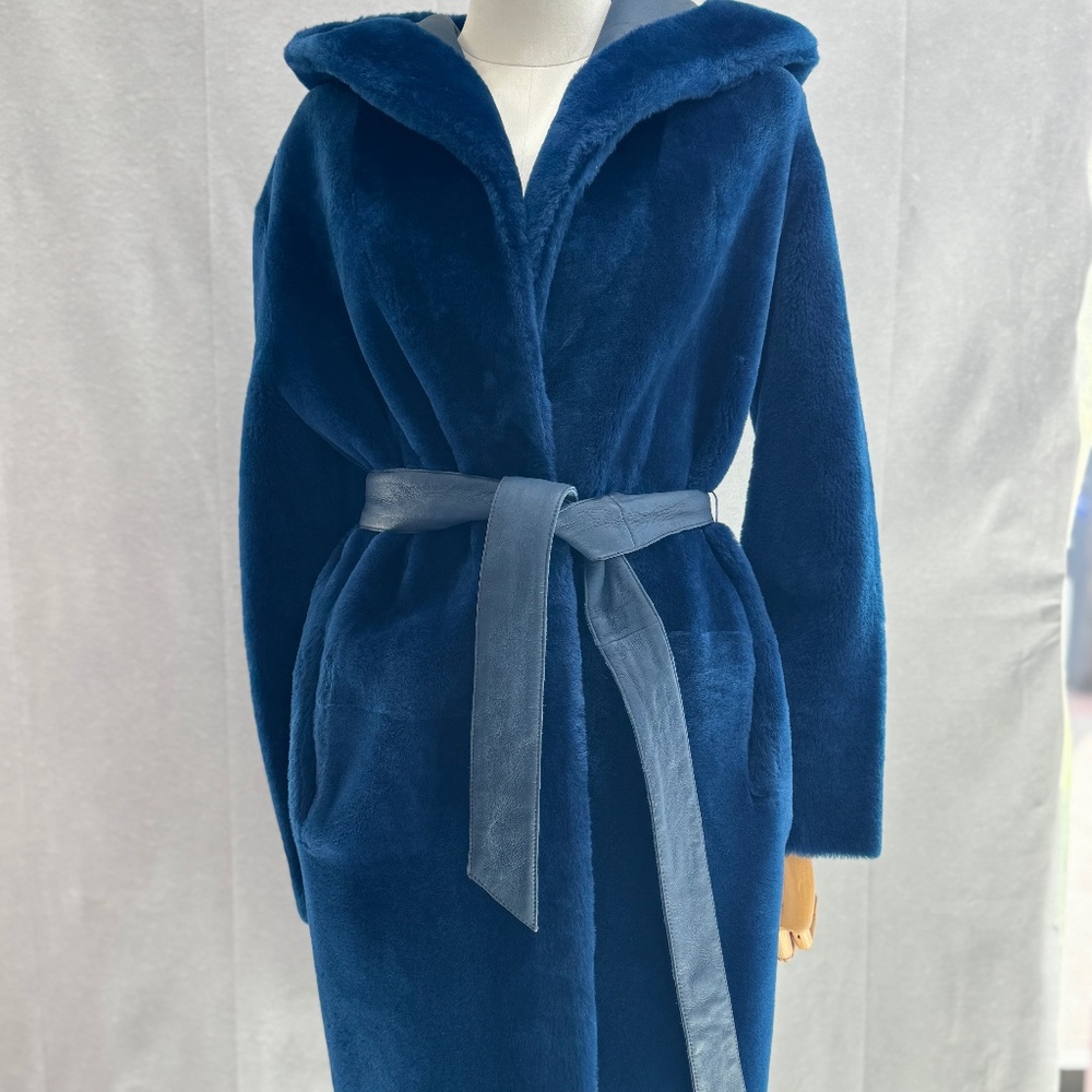 Sherling reversible coat